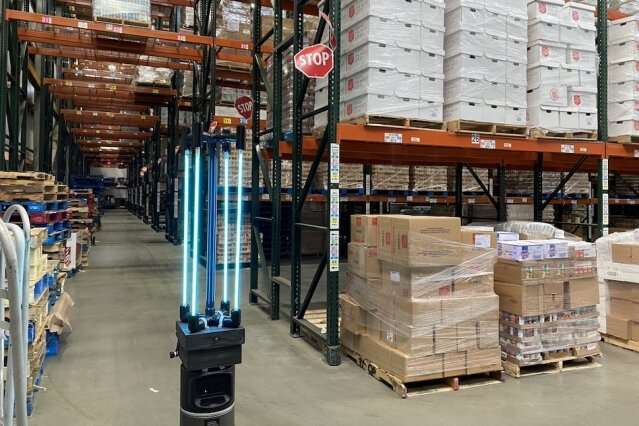 CSAIL robot disinfects Greater Boston Food Bank