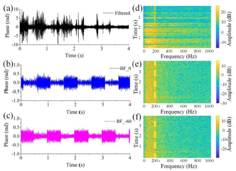 Distributed directional listening with distributed fiber acoustic sensing and directionally coherent enhancement