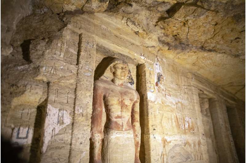 Egypt reveals 59 ancient coffins found near Saqqara pyramids