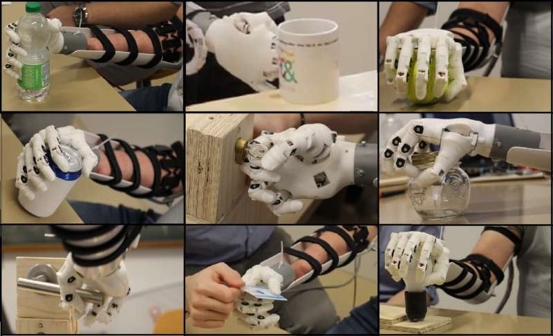Eye-tracking data improves prosthetic hands