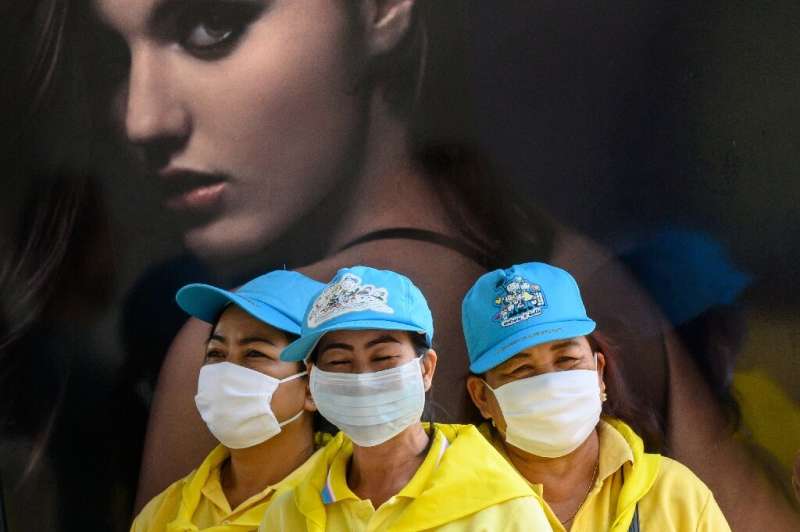Face masks are being worn across the world to try and stop the virus