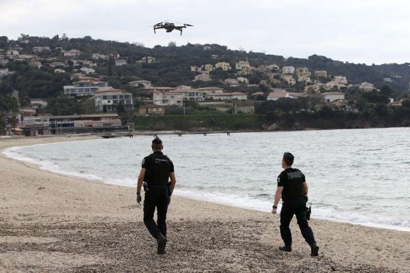 French gendarmes have already started using drones to patrol open spaces such as beaches