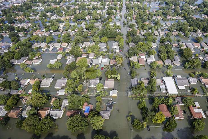 How floodplain damages affect long-term housing development in high flood-risk areas
