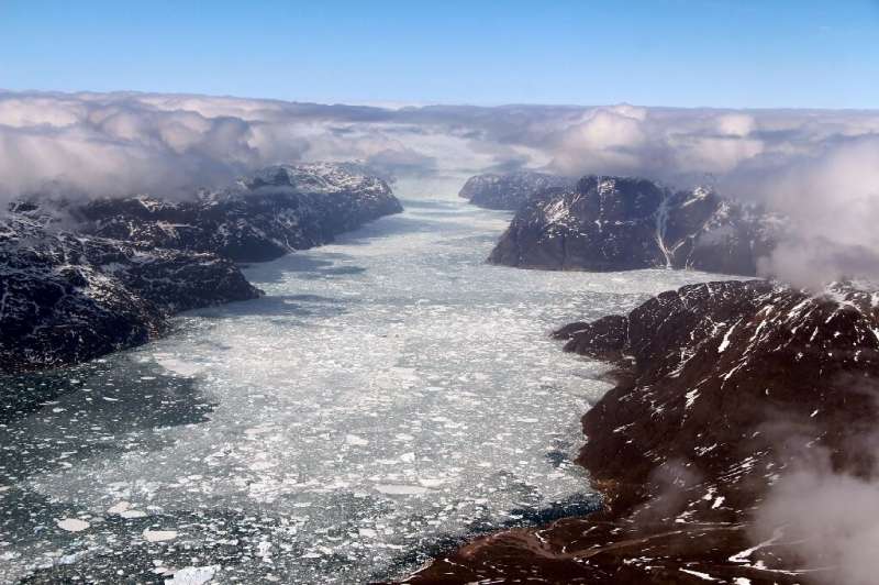 If all of Greenland's ice sheet were to melt, it would lift global oceans by seven metres