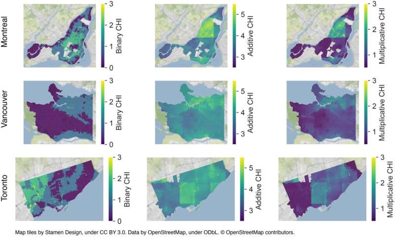Marginalized groups experience higher cumulative air pollution in urban Canada