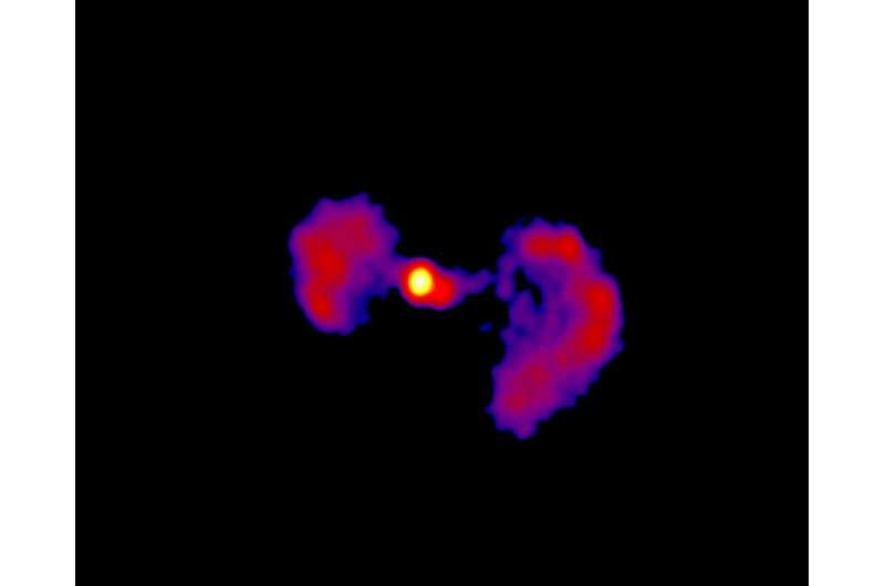 NASA missions explore a 'TIE Fighter' active galaxy
