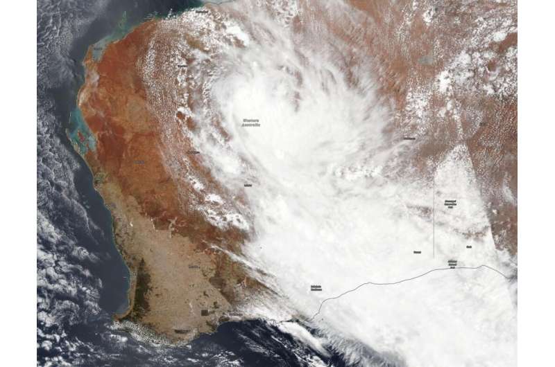 NASA-NOAA satellite tracks Tropical Storm Blake's remnants spreading
