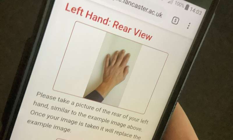 New app launched for public to help pioneering hand identification research
