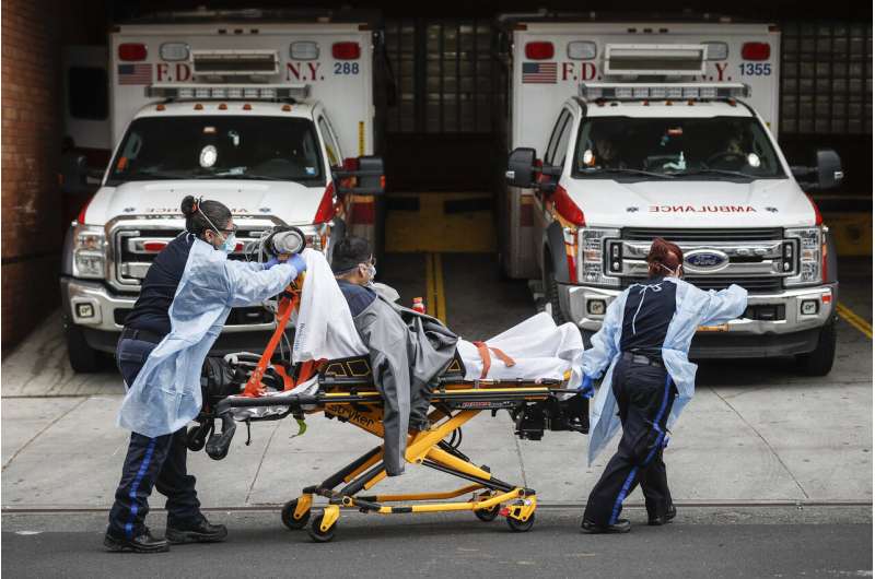 NYC virus deaths exceed 3,200, topping toll for 9/11 attacks