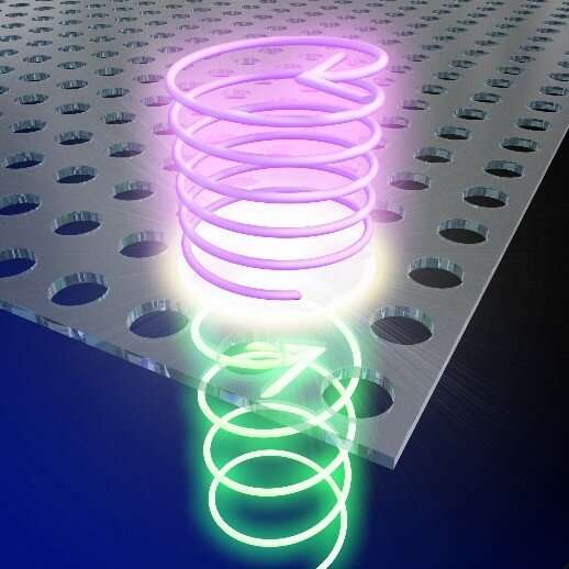 Photonic crystal light converter - A new device could be a powerful tool for observation in physics and life sciences