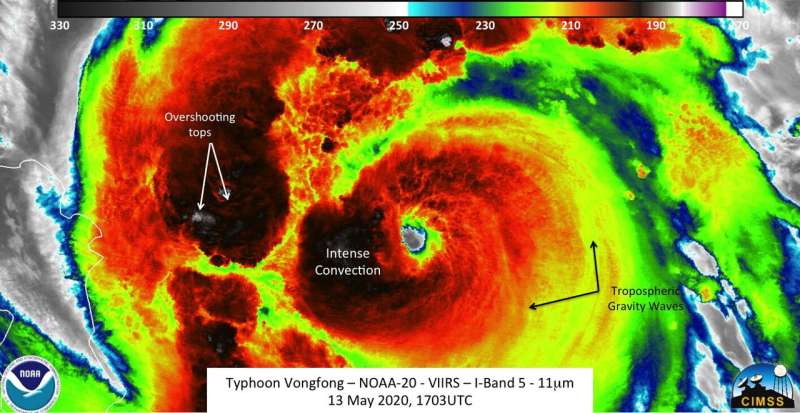 Satellites eye typhoon Vongfong landfall in the Philippines