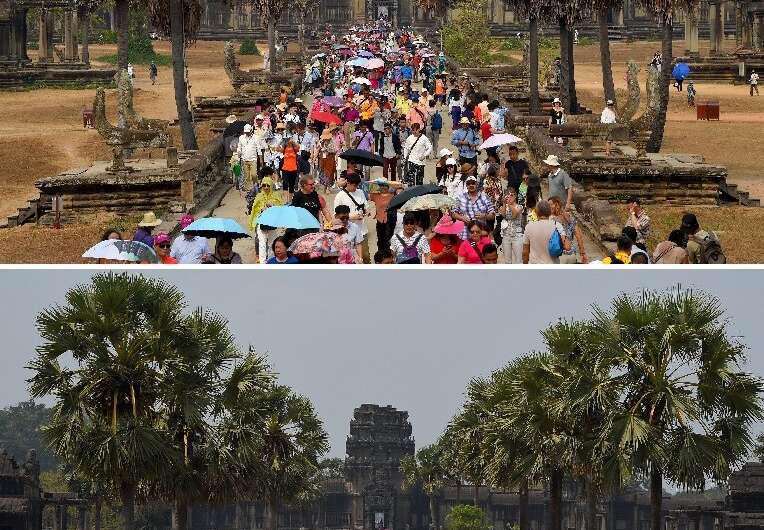 The outbreak of the coronavirus has withered Cambodia's Chinese tourist arrivals by 90 percent