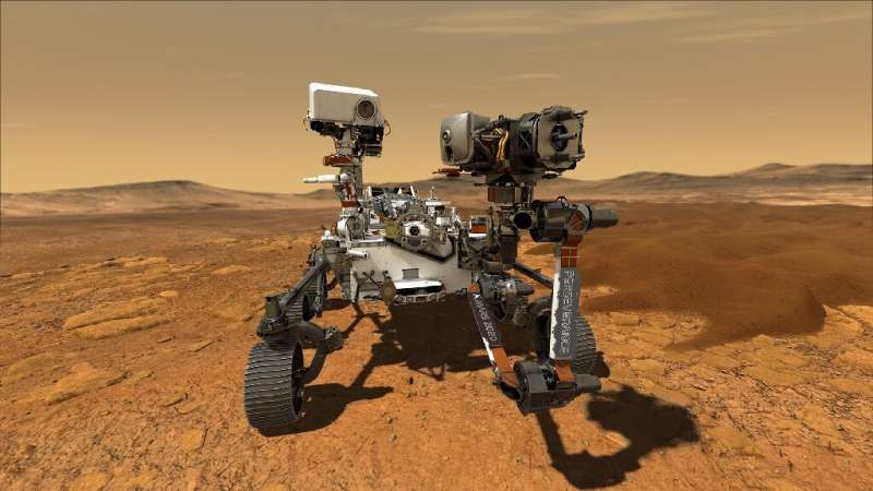 The six-wheeled robot, which is about the size of an SUV and weighs 2,300 pounds (1,040 kilograms), is NASA's fifth Mars rover a