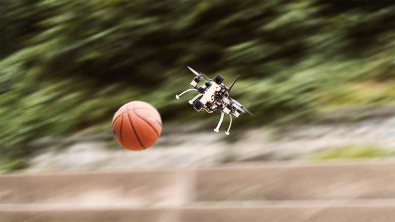 This drone can play dodgeball – and win