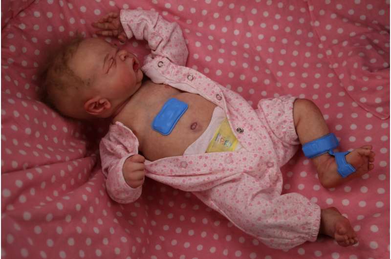 Wireless, skin-mounted sensors monitor babies, pregnant women in the developing world