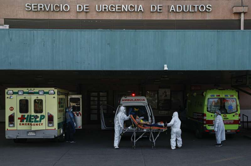 Chile's hospital ICUs near full capacity as pandemic rages