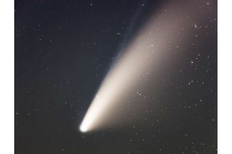 To photograph comet Neowise, it takes patience and placement