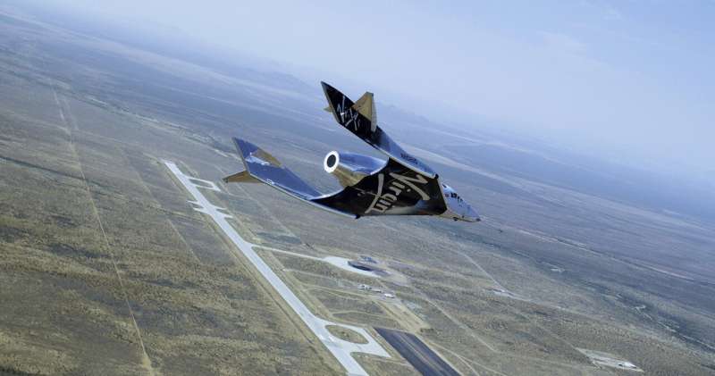 Virgin Galactic marks second glide flight over New Mexico