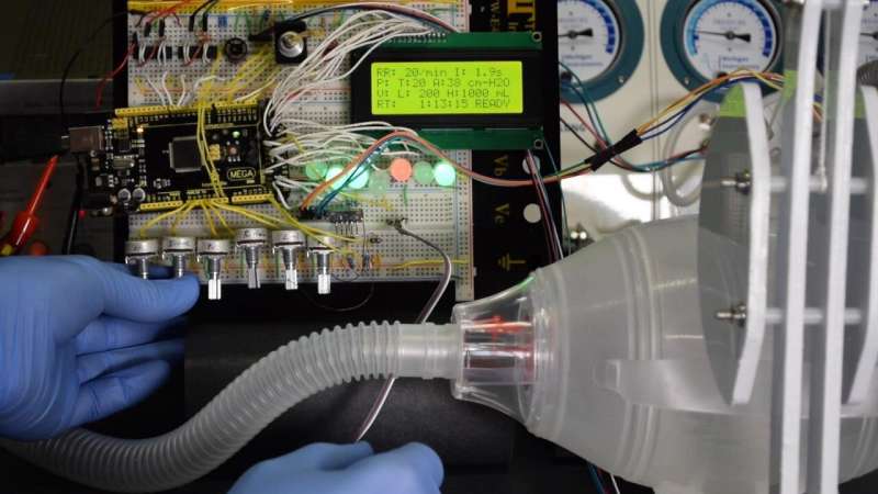 Researchers develop low-cost, easy-to-use emergency ventilator for COVID-19 patients