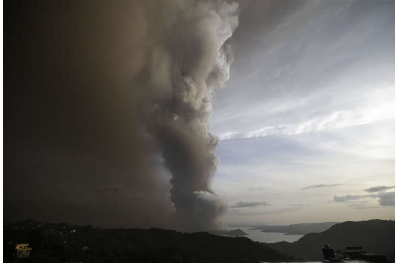 Volcano erupts near Manila; villagers flee, airports shut