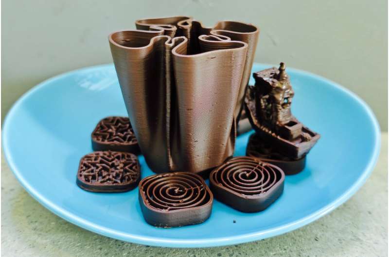3-D printing chocolate
