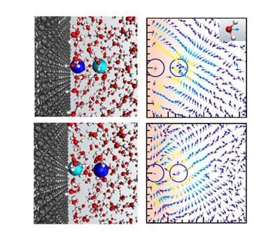 A new understanding of ionic interactions with graphene and water