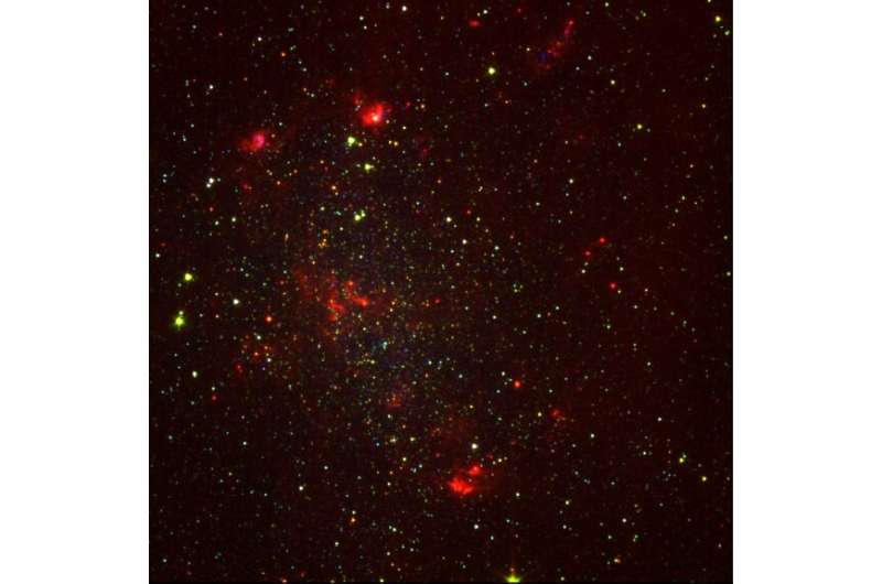 Astronomers identify nearly 3,000 candidate stars of a nearby star-forming galaxy