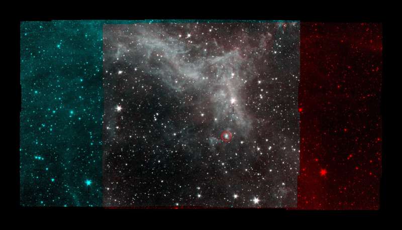 California nebula stars in final mosaic by NASA's Spitzer