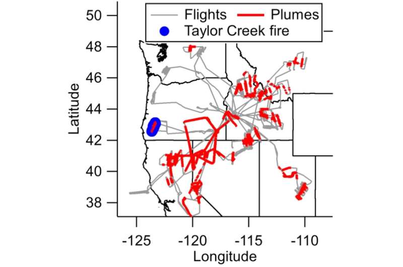 Flying through wildfire smoke plumes could improve smoke forecasts