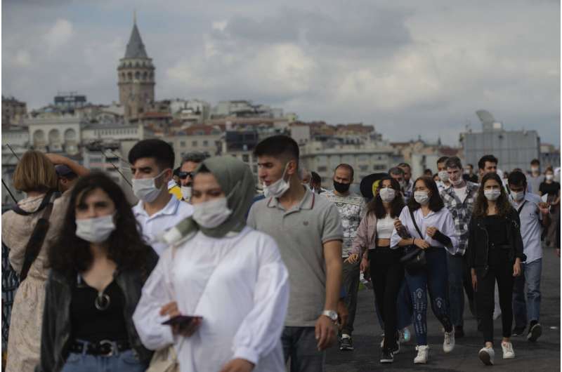 Istanbul introduces limits to gatherings as virus spreads