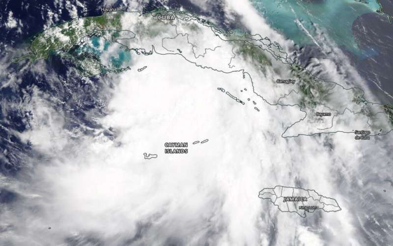 NASA tracking Tropical Storm Laura near Cuba