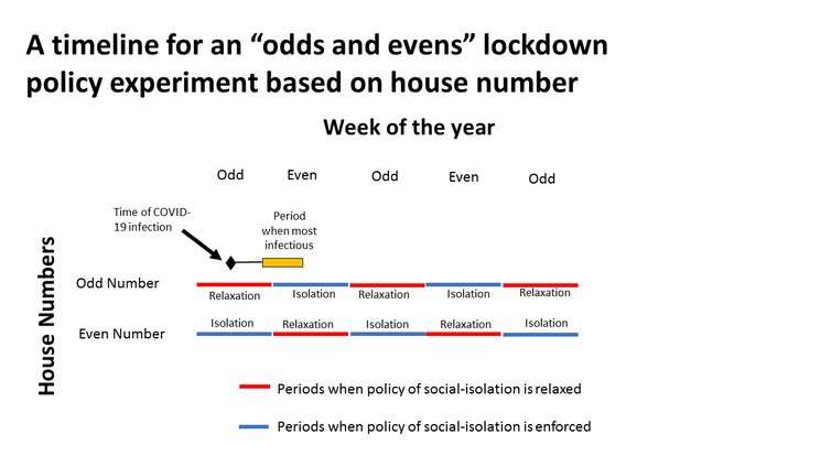 Odds and evens: a strategy for safely exiting lockdown 2