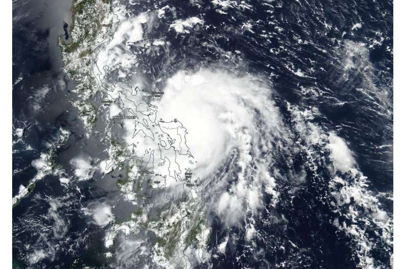 Satellites eye typhoon Vongfong landfall in the Philippines