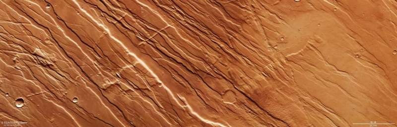 Sculpted by nature on Mars