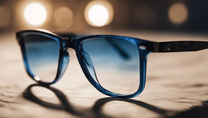 There's no evidence that blue-light blocking glasses help with sleep