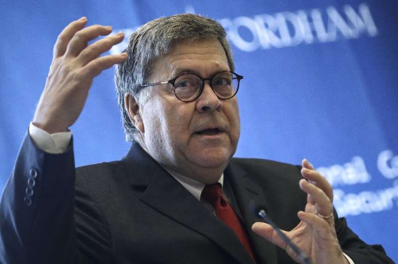 US Attorney General Bill Barr has said encryption of data on phones and messaging apps makes it harder to catch criminals and th