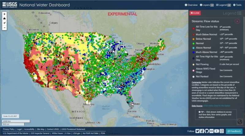 USGS unveils mobile flood tool for the nation