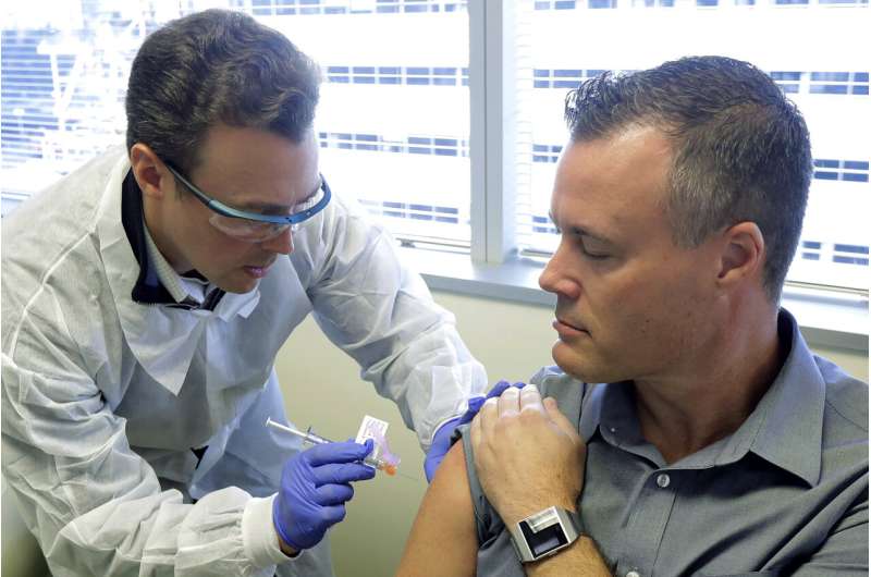 Volunteers fight virus by testing new experimental vaccine