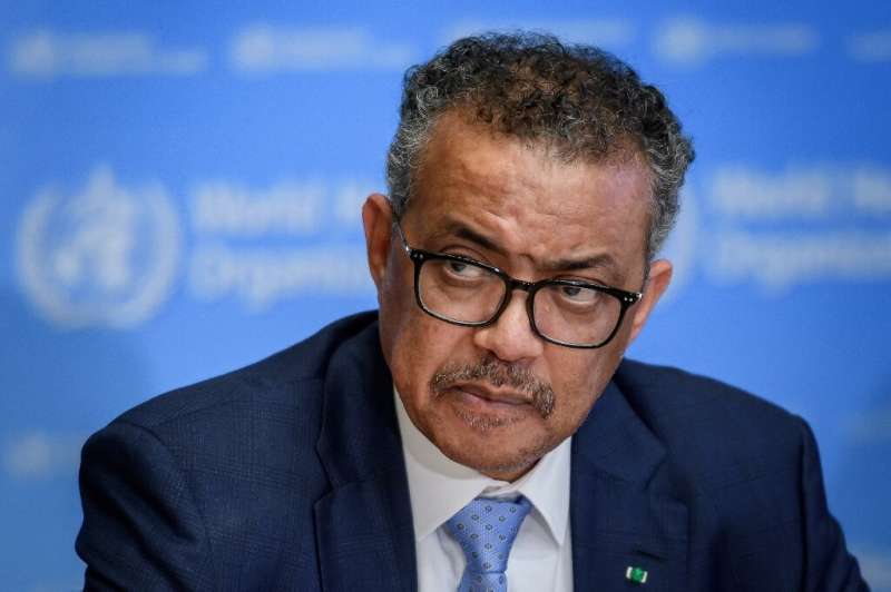 WHO chief Tedros Adhanom Ghebreyesus said the number of new coronavirus cases registered in the past day in China was far lower 