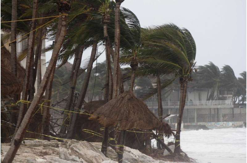 Zeta takes aim at a hurricane-weary Gulf Coast