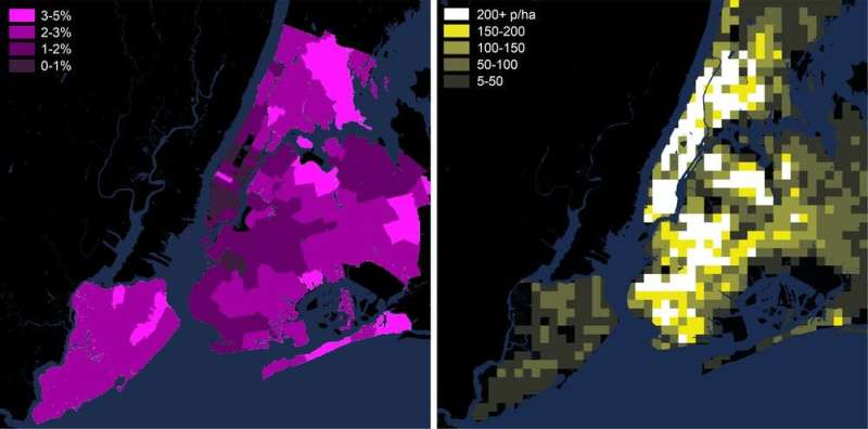 As coronavirus forces us to keep our distance, city density matters less than internal density