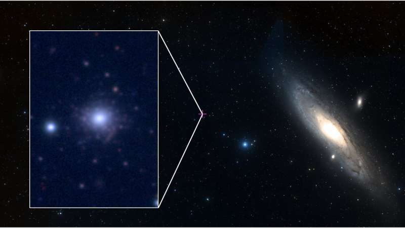 Astronomers discover metal-poor globular cluster by chance