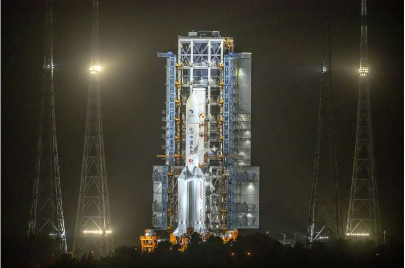 China launches mission to bring back material from moon