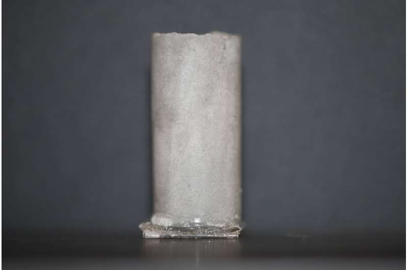 A bio-inspired addition to concrete stops the damage caused by freezing and thawing