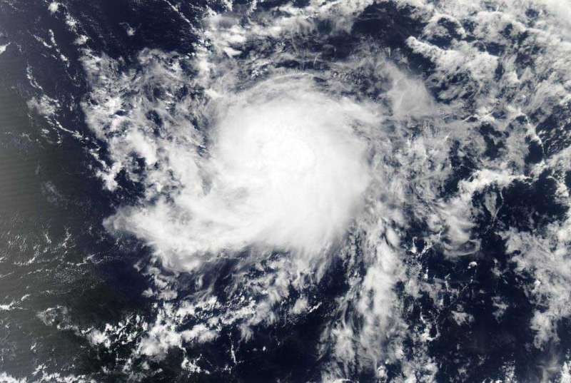 NASA examines Tropical Storm Gonzalo's structural changes
