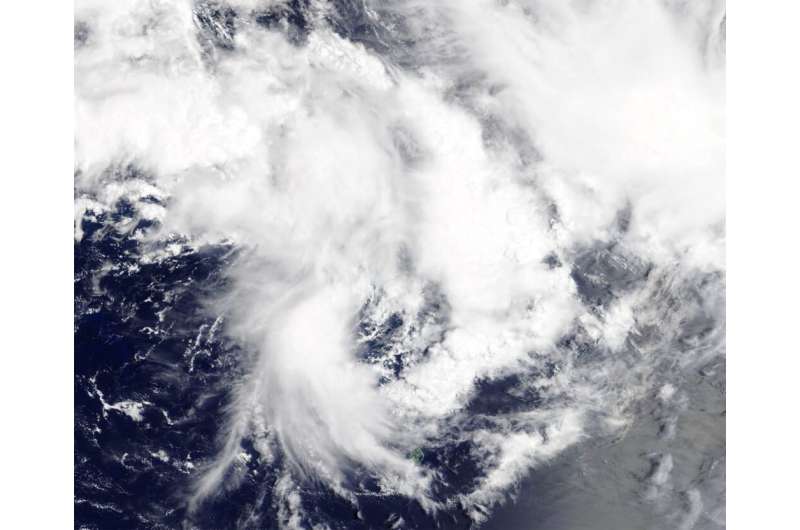NASA sees tropical cyclone 18p form near American Samoa