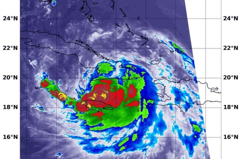 NASA tracking Tropical Storm Laura near Cuba