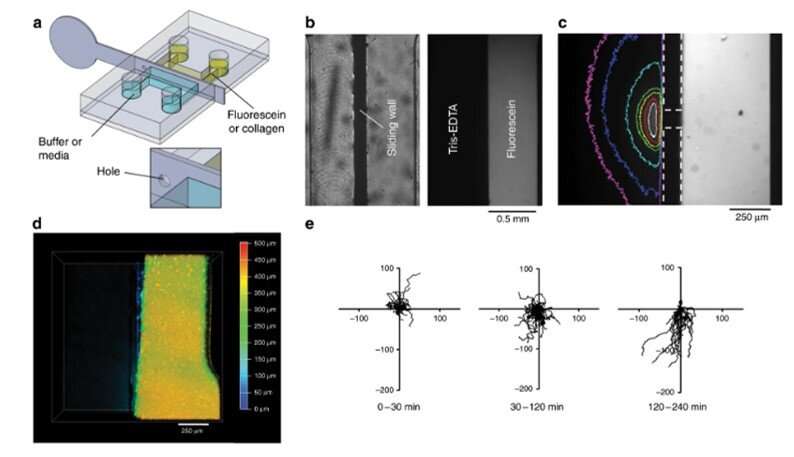 Sliding walls – a new paradigm for microfluidic devices