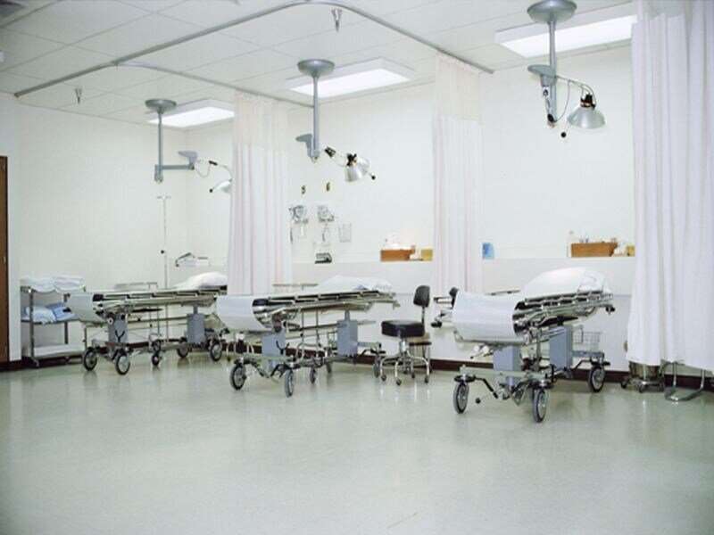 36 percent of available hospital beds unoccupied on typical day