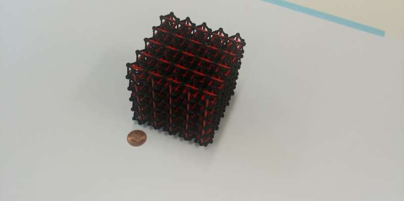 A 3D-printed tensegrity structure for soft robotics applications